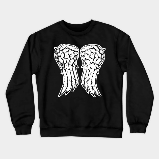 Dixon Wings Crewneck Sweatshirt by theyellowsnowco